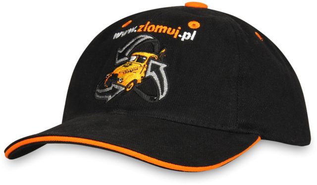 Czapka z daszkiem z haftowanym logo