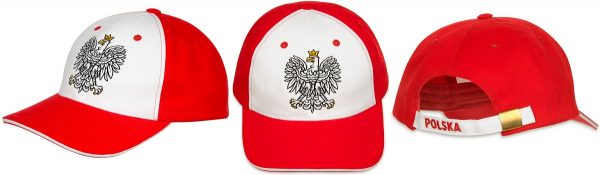 Czapki z daszkiem z haftem