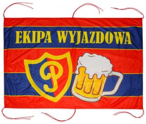 Flaga mocowana na sznurki – troczki Flaga mocowana na sznurki – troczki